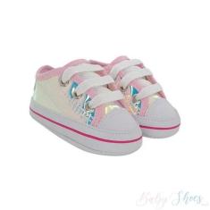Tênis Infantil Starzinho Rosa Espelhado - Linha Baby/Bebê - Babyshoes,