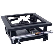 Fogão Industrial 1 Boca Alta Pressão 30x30cm de Mesa P5 Metalfour