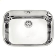 Cuba de Embutir Tramontina Lavínia 48 BL Prime Aço Inox Alto Brilho 48x34 cm com Válvula 94027203