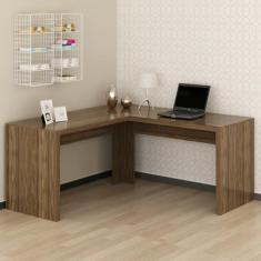 Mesa para Escritório Angular em L 157,3x157,3cm ME4116 - Tecno Mobili