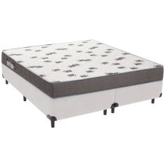 Cama Box e Colchão Light Espuma D33 Queen Ortobom