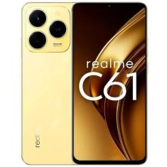 Smartphone Realme C61 256GB 8GB RAM Dual SIM NFC Tela 6.74 Sparkle Gol