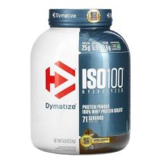 Iso 100 Whey Isolado Hidrolisado Dymatize 5,0lbs 2,3kgs, Fudge brownie