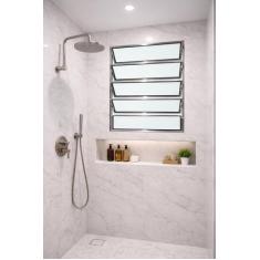 Vitro Basculante Alumínio Brilhante 1 Seção 100X60 Brecorimo