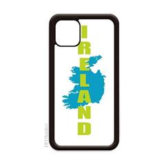 Mapa Irlanda Pastoral Europeu para iPhone 12 Pro Max Capa para Apple Mini Mobile Case
