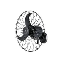 Ventilador Oscilante de Parede 60cm Goar Metal Preto 127V