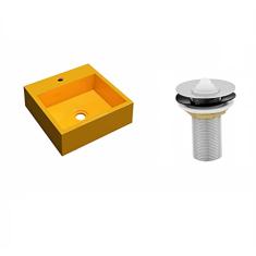 Kit Cuba Q395 C/Válvula Metal 1'' (2,6cm) Amarelo