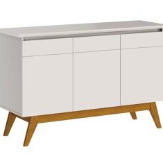 Buffet Classic 3 Portas Off White - Imcal Móveis