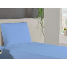 Jogo De Lençol De Solteiro King 1M De Larg 2 Pç Alg ul - Nathalia Enxo