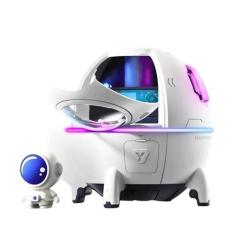 Umidificador Espacial Branco 220Ml Com Astronauta Usb - Thor Imports