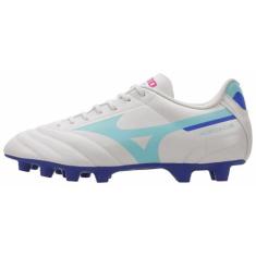 Chuteira de Campo Mizuno Morelia Club MD Masculina, Branco, 39