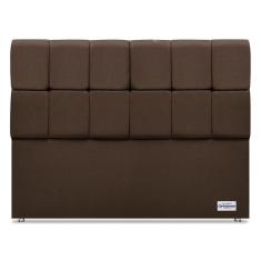 Cabeceira Piave Linho Marrom Queen (12x160x125) - Ortobom