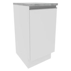 Balcão Glamy 40cm 1 Porta Branco Madesa