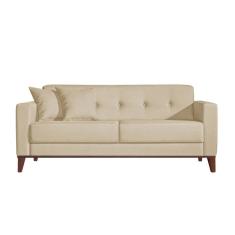 Sofá 2 lugares Kivik Poliéster Botonê Bege