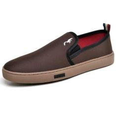 Tenis Slip Masculino Sapatenis Casual Iate 37 AO 46 - Tornile, Café, 4
