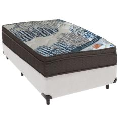 Cama Box Branco E Colchão Iso Superpocket Molas Ensacadas Solteiro Ortobom