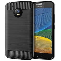 Capa para Moto G5, sensação macia, proteção total, anti-arranhões e impressões digitais + capa de celular resistente a arranhões para Moto G5