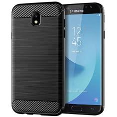 Capa para Samsung Galaxy J7 2017, sensação macia, proteção total, anti-arranhões e impressões digitais + capa de celular resistente a arranhões para Samsung Galaxy J7 2017