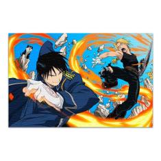 Quebra-cabeça Fullmetal Alchemist Personalizado 48 Peças