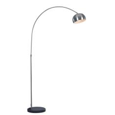 Luminária Chão Piso Arco Base Mármore 190Cm Led Glee 801S-Pp
