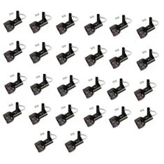 Kit 26 Spot Trilho Perfilado Eletro calha Par20 Bulbo OL1 - Hiperlight