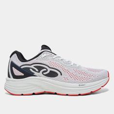 Tênis Olympikus Challenger 5 Masculino - Branco e Vermelho