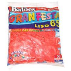 Balão Grande Festa N.065 Vermelho