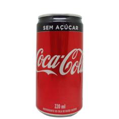 Refrigerante Coca Cola Zero Latinha 220 ml