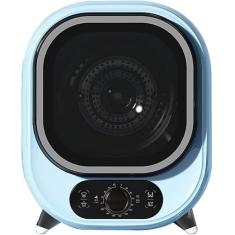 Mini secador de roupa elétrico portátil, secador de roupa compacto com capacidade de carga frontal com banheira de aço inoxidável, secador de roupa elétrico de 500 W, para apartamento, dormi