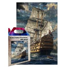 Quebra-Cabeça Navio Pirata De 300 Peças - Reidopendrive