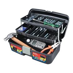 Maleta De Pesca 2 Bandejas Articuladas Preta Arqplast