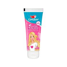 Condor, Creme Dental Infantil Júnior Barbie, Com Flúor, Sabor Bubblegum, Bisnaga com 100G