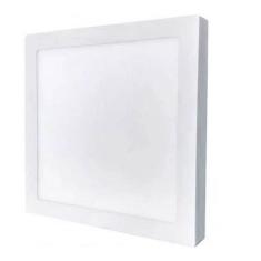 Plafon de led sobrepor 12w 6500k quadrado - MBLED