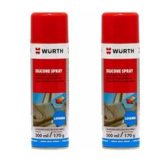 Silicone spray wurth 300 ml kit 2 unidades