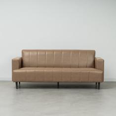 Sofá 3 Lugares 203cm em Corino Uvaia CabeCasa MadeiraMadeira