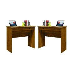 Conjunto de 2 Escrivaninhas Saturno Freijo - CasaH