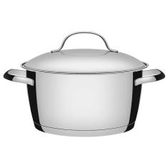 Caçarola Funda Tramontina Allegra em Aço Inox com Fundo Triplo 20 cm 3,1 L 62654200