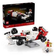 Lego Mclaren Mp4/4 E Ayrton Senna Icons 693 Peças 10330 - Lego