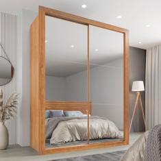 Guarda Roupa Espelhado 2 Portas 2 Gavetas Costa Rica Sallêto Móveis Cinamomo