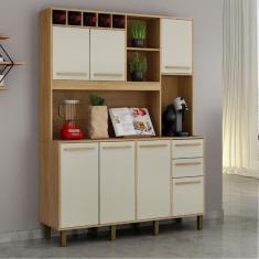 Cozinha Compacta 7 Portas 2 Gavetas Granada Valdemoveis