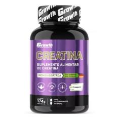 Creatina Creapure 120 Cápsulas Growth Supplements Original Com Nfe-Unissex
