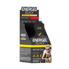Gel De Carboidrato Energel Black  Com Cafeína Cx 10 Sachês Bodyaction 