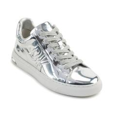 DKNY Tênis feminino Abeni com cadarço, Prata, 37