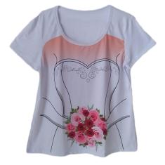 Camiseta adulta feminina chá bar noiva buquê