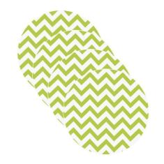 Sousplat Chevron Verde Claro - NSW, com base, 4 Peças