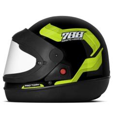 Capacete Sport Moto 788 Automático Feminino Masculino Fechado Pro Tork