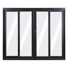Janela De Alumínio De Correr 100x150x6,5cm 4 Folhas Vidro Liso Topsul Esquadrisul