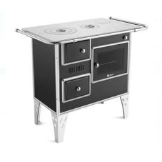 Fogão A Lenha Braslar Geral Nº1 Chaminé Lado Direito Preto