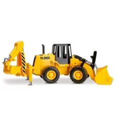 Trator Brinquedo Retroescavadeira Construction 54cm - Silmar