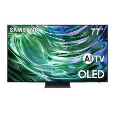 Smart TV 77" Samsung AI Big 77S90D Ultra HD 4K OLED com Processador NQ4 AI Gen2, Design LaserSlim, AI Energy Mode, Dolby Atmos e Alexa built-in